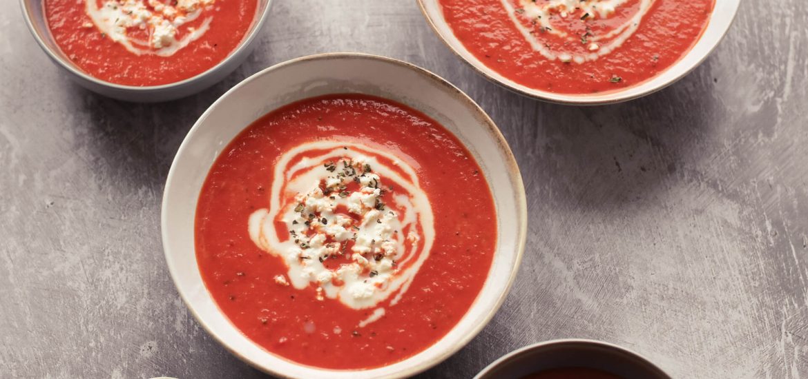pomidorų sriuba