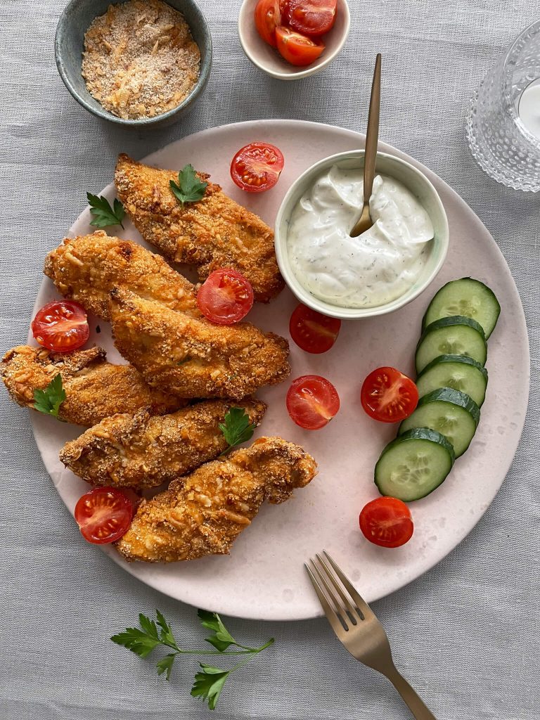 vištienos juostelės