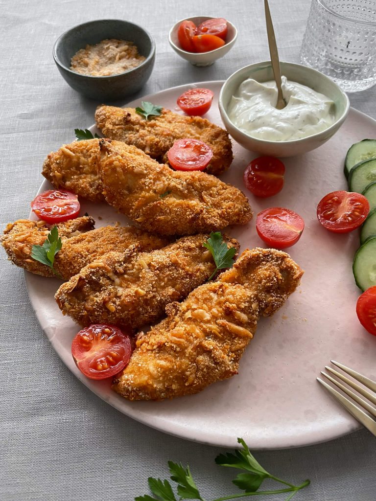 vištienos juostelės