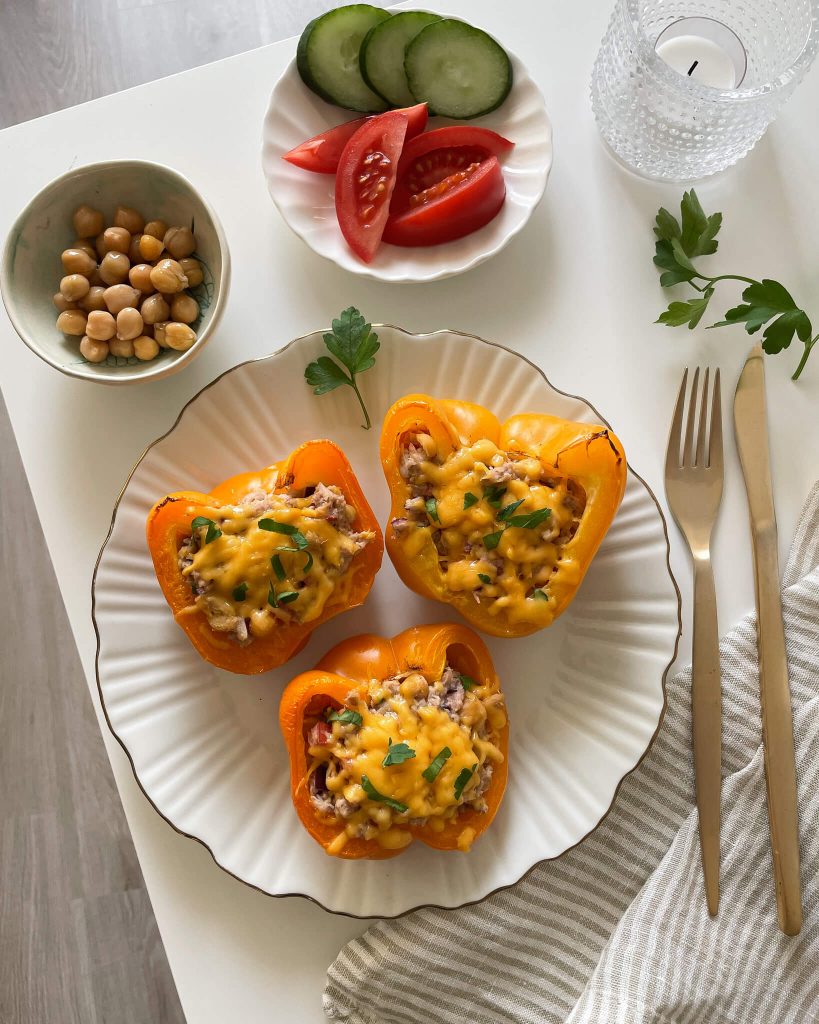 įdarytos paprikos su tunu