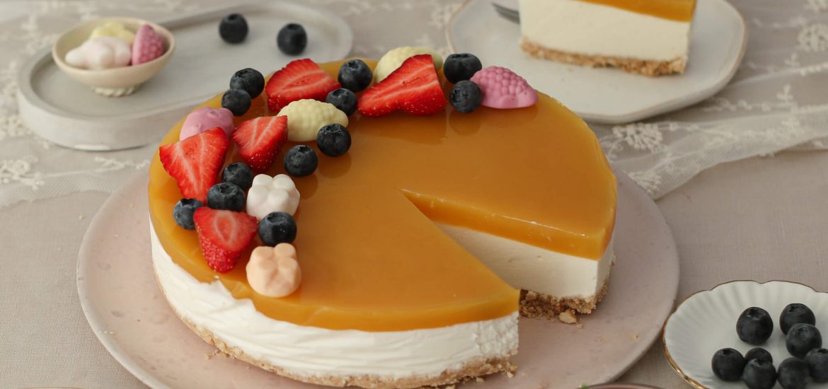 nekeptas tortas su maskarpone